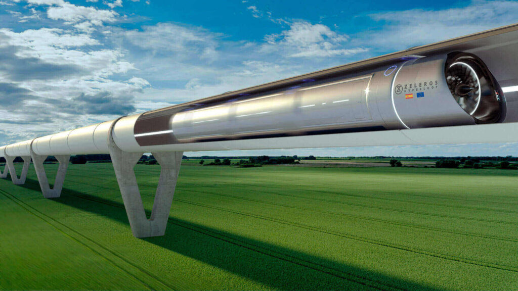 Zeleros' hyperloop system