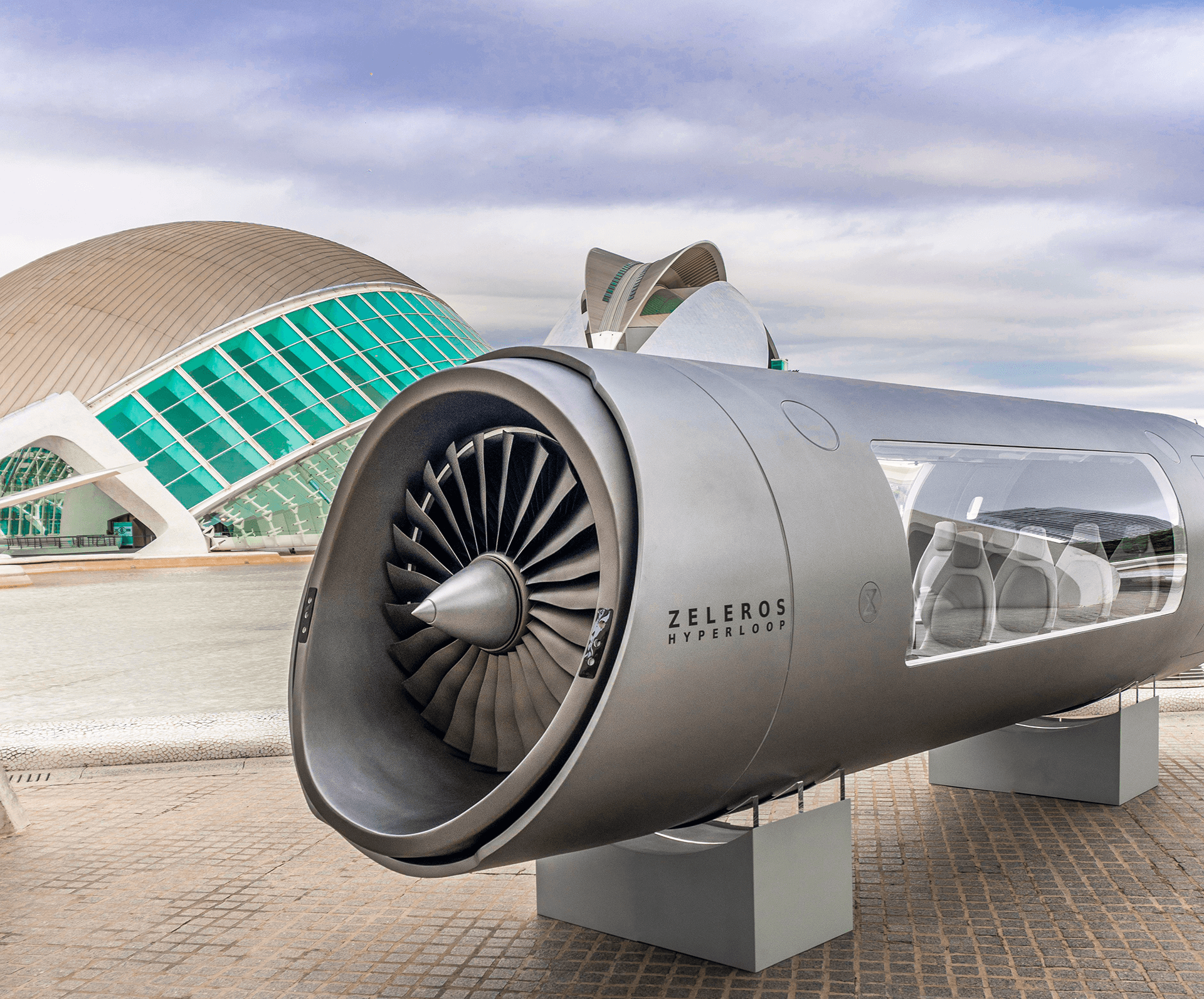 Zeleros' Z01 hyperloop model